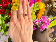 Load image into Gallery viewer, smoky quartz sphere ring