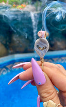 Load image into Gallery viewer, chalcedony alien smoke ring *pre-order*