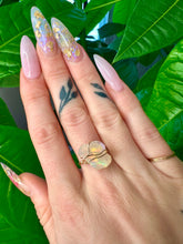 Load image into Gallery viewer, raw opal ring 14k gold- size 5.5 ♡