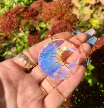 Load image into Gallery viewer, grand opalite moon necklace