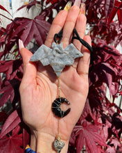 Load image into Gallery viewer, chalcedony bat protection dangle
